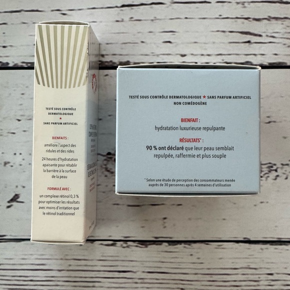NIB First Aid Beauty Firming Cream and 0.3% Retinol Complex Serum Set - Picture 4 of 14